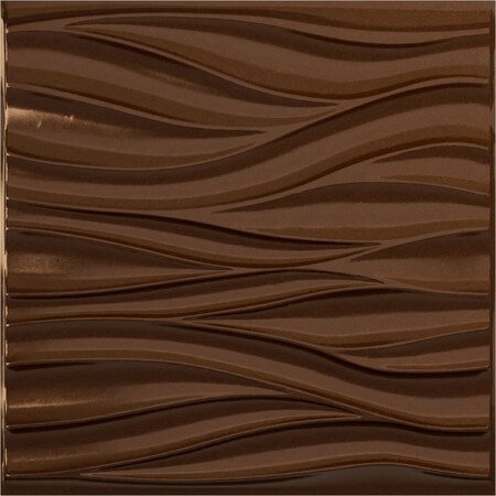 Ekena Millwork 19 5/8in. W x 19 5/8in. H Ripple EnduraWall Decorative 3D Wall Panel Covers 2.67 Sq. Ft. WP20X20RPCDC